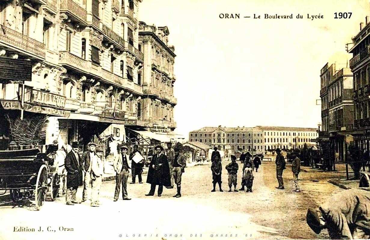 1800- Oran - Boulevard du Lycee -1907.jpg